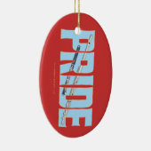 Flute - Piccolo PRIDE Keramisch Ornament (Rechts)