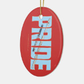 Flute - Piccolo PRIDE Keramisch Ornament (Links)