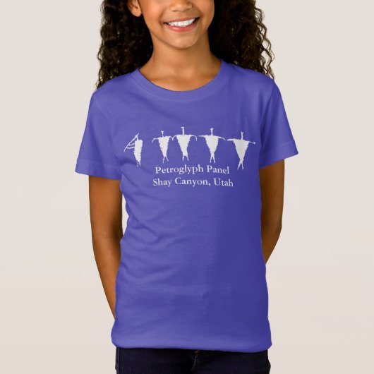 Flute Player & Caravan Petroglyph-beeldscherm T-shirt (Voorkant)