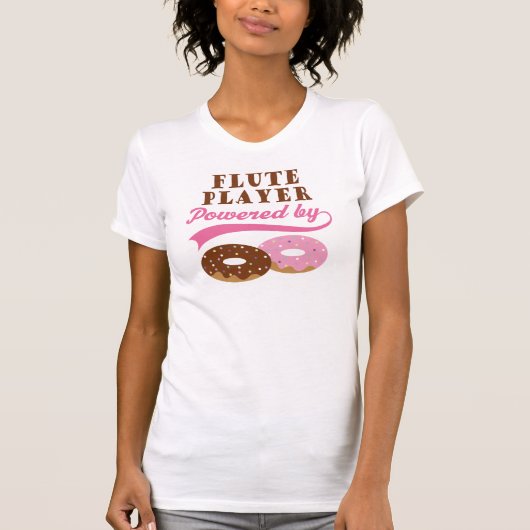 Flute Player Funny Gift T-shirt (Voorkant)