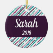 Flute Player Gift Personalized Custom Music Keramisch Ornament (Voorkant)