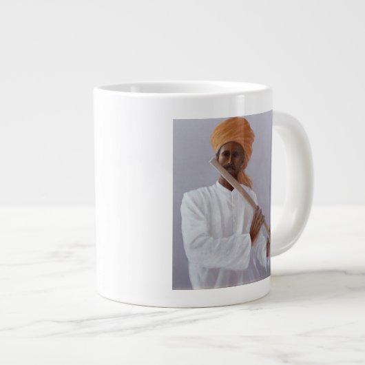 Flute Player Grote Koffiekop (Voorkant rechts)