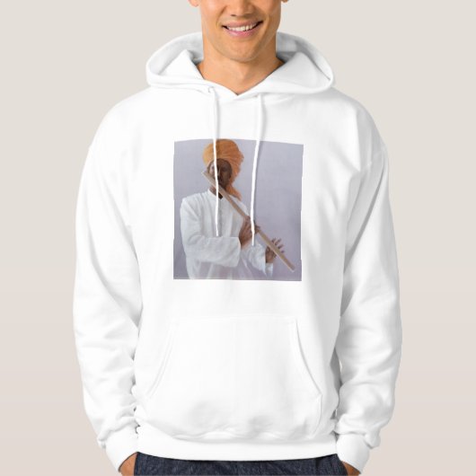 Flute Player Hoodie (Voorkant)