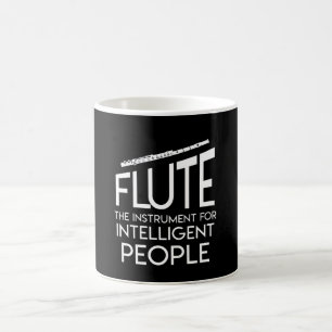Flute Player Instrument Intelligent People Koffiemok
