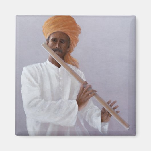 Flute Player Magneet (Voorkant)