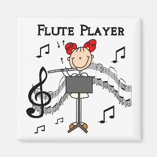 Flute Player Magnet