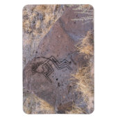 Flute Player Petroglyph Magneet (Verticaal)
