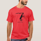Flute Player Petroglyph T-shirt (Voorkant)