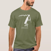 Flute Player Petroglyph T-shirt (Voorkant)