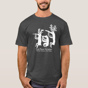 Flute Player Petroglyph T-Shirt