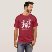 Flute Player Petroglyph T-Shirt (Voorkant volledig)