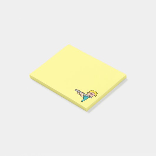 Flute Player Post-it® Notes (Schuin)