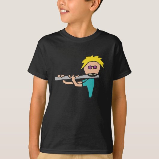 Flute Player T-shirt (Voorkant)