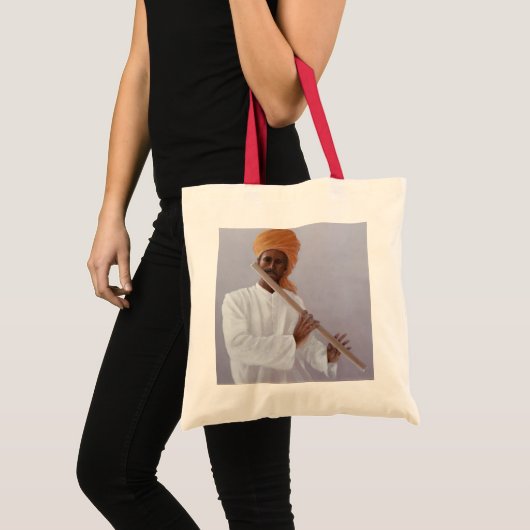 Flute Player Tote Bag (Voorkant (product))