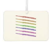 Flute Rainbow Kleurrijk Luchtverfrisser (Achterkant)