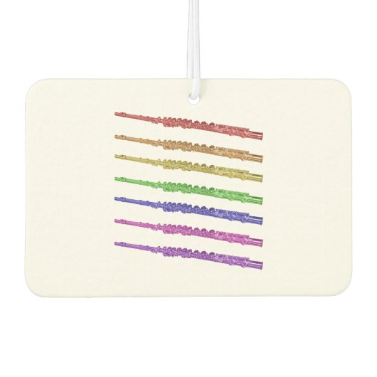Flute Rainbow Kleurrijk Luchtverfrisser (Voorkant)