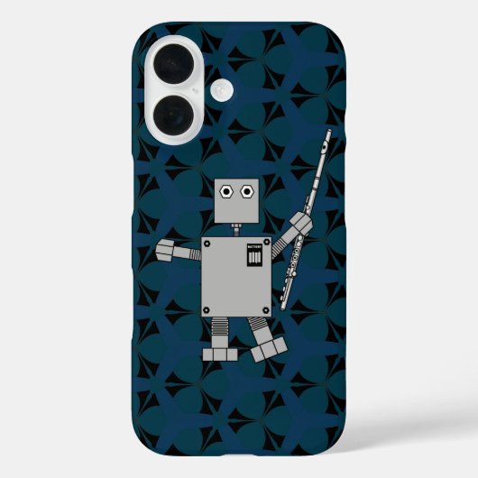 Flute Robot Case-Mate iPhone Case (Achterkant)