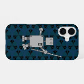 Flute Robot iPhone 16 Hoesje (Achterkant horizontaal)