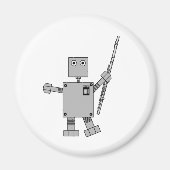 Flute Robot Magneet (Voorkant)