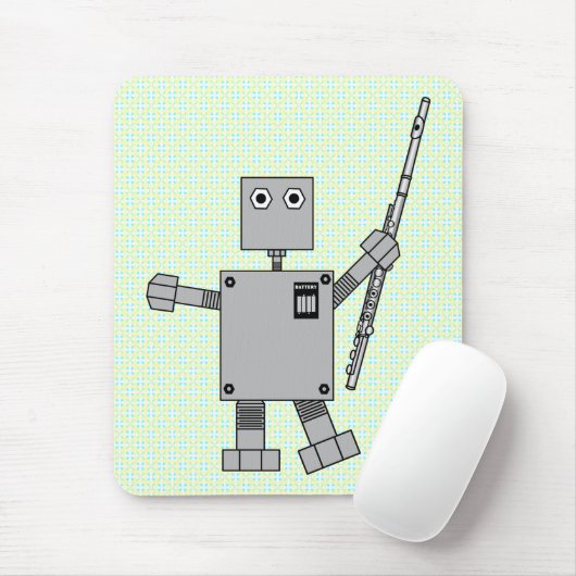 Flute Robot Muismat (Met muis)