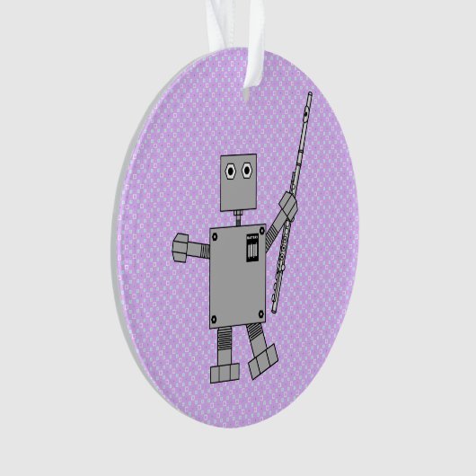 Flute Robot Ornament (voorkant)