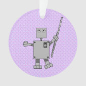 Flute Robot Ornament (voorkant)