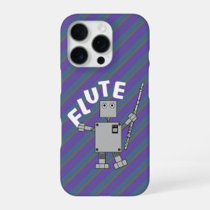 Flute Robot Text iPhone 16 Pro Hoesje