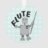 Flute Robot Text Ornament (achterkant)