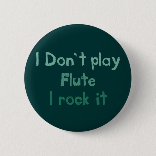 Flute Rock It Button (Voorkant)