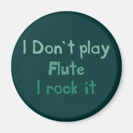 Flute Rock It Magnet