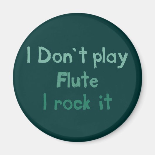 Flute Rock It Magnet (Voorkant)