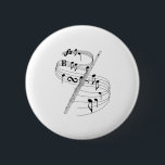 Flute Ronde Button 5,7 Cm<br><div class="desc">Muziekmakers vieren het! Ik kondig de wereld trots aan,  ik speel de Flute!</div>