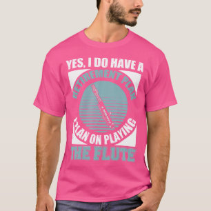 Flute Shirt Funny Retirement Flute Gepensioneerde