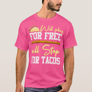 Flute Shirt Funny Taco Quote Musician Instrument F