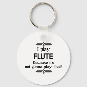 Flute - Speel zelf Funny Deco Music Sleutelhanger