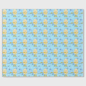 Flute Spelling Egghead Cadeaupapier (Vlak)