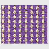 Flute Spelling Egghead Cadeaupapier (Vlak)