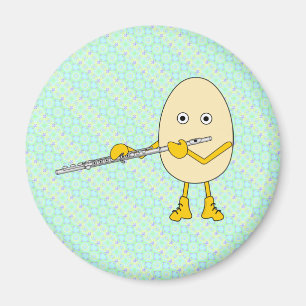 Flute Spelling Egghead Magneet