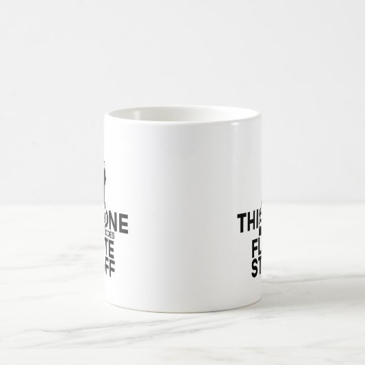 Flute Stuff - Funny Flute Music Koffiemok (Center)