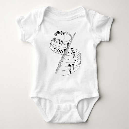 Flute T-shirt (Voorkant)