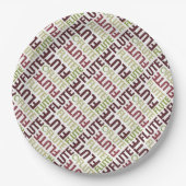 Flute tekst papieren bordje (Voorkant)