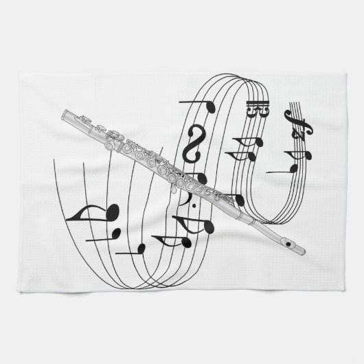 Flute Theedoek (Horizontaal)