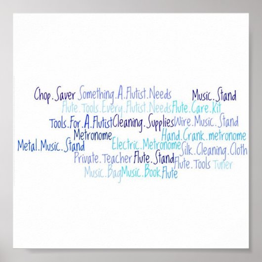 Flute Tools Poster (Voorkant)