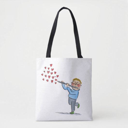 Flute Tote Bag (Voorkant)
