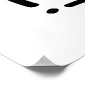 Flute voelt de muziek poster (Hoek)