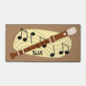 Flute Woodwind Design Desk Mat (Voorkant)
