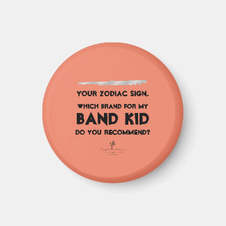 Flute Your Zodiac Sign Anti-ISO Salmon Magneet