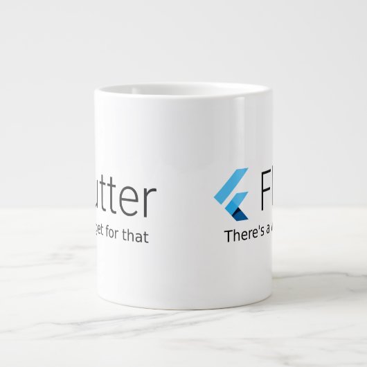 Fluter: Daar is een widget voor. Grote Koffiekop (Voorkant)
