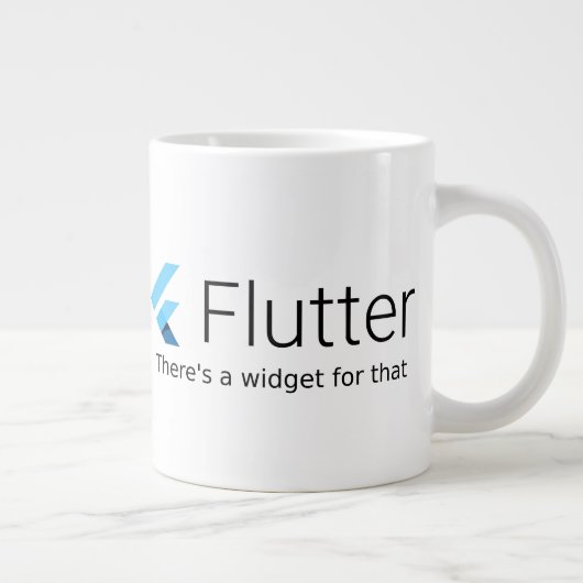 Fluter: Daar is een widget voor. Grote Koffiekop (Rechts)