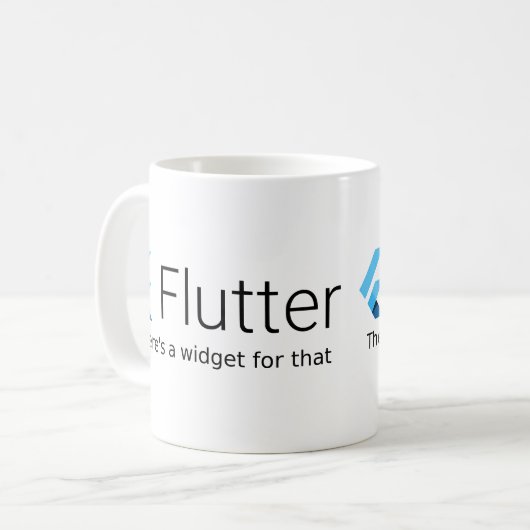 Fluter: Daar is een widget voor. Koffiemok (Voorkant links)